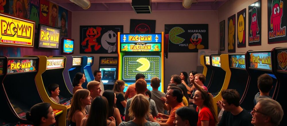 Popularität von Pac-Man in Spielhallen