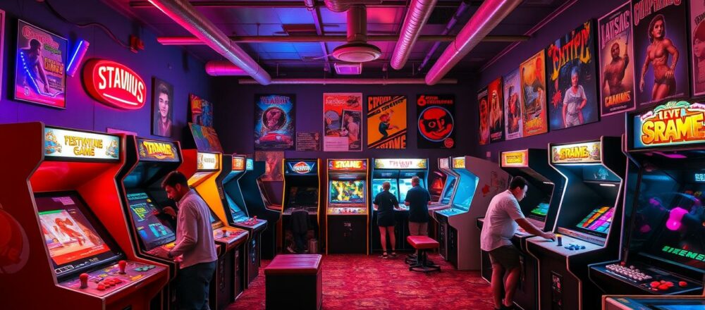 Retro-Arcade-Spiele